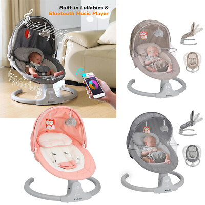 #ad Baby Swing for Infants Newborn Motorized Bluetooth Swing Music Speaker Timer $79.90