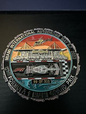 #ad 🔥 Formula 1 Miami Grand Prix 2023 Challenge Coin: C UAS FAA FBI FAMS 🔥 $25.00