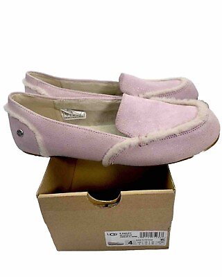 #ad New Ugg Ladies K Hailey Sparkle Slippers Size 4 Pink. $39.00