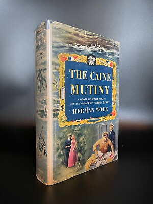 #ad The Caine Mutiny – FIRST EDITION – 1st DJ – “The City Boy” – Herman WOUK 1951 $995.00