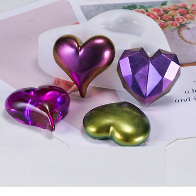 #ad Silicone Mold Tool Casting Craft Epoxy Heart Resin Mould Making Jewelry Pendant $9.09