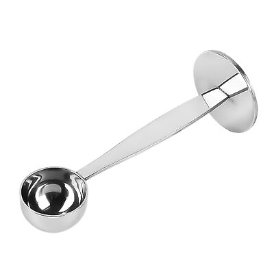 #ad Coffee Tamper Reusable Smooth Surface Stainless Steel Kitchen Spoon Silver $8.97