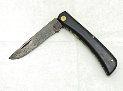 #ad Antique CASE Pocket KNIFE XX 2138 SOD BUSTER BLACK HANDLES 1968 70 3 1 2quot; Blade $34.99