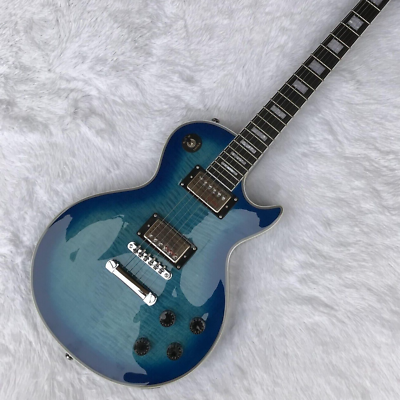 #ad Beautiful Custom Blue Electric Guitar Rosewood Fingerboard Chrome Hardware $289.00