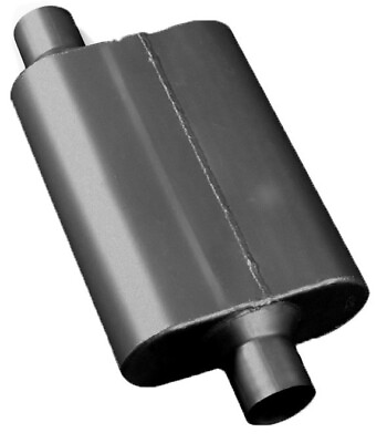 #ad SpeedFX 2 Chamber Performance Exhaust Muffler 2.25quot; Offset Inlet Center Out $39.99