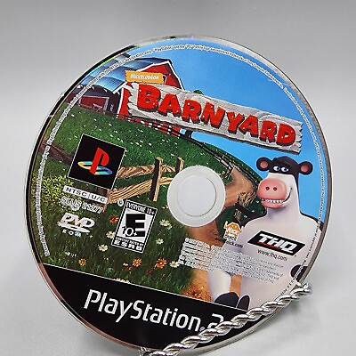 #ad Nickelodeon Barnyard PlayStation 2 PS2 2006 Disc Only Tested $12.49