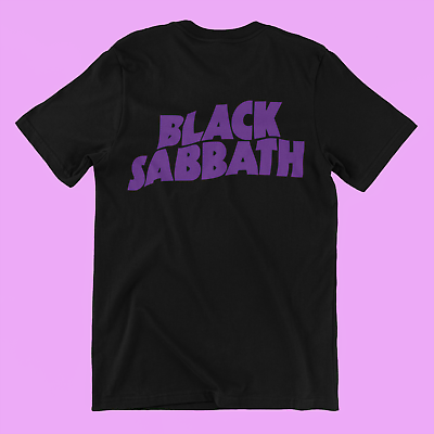 #ad BLACK SABBATH T Shirt Purple Logo Tee Ozzy New all sizes $19.99