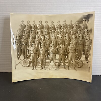 #ad 4th Battalion 17th Infantry Regiment 3rd Platoon Vintage Group Photo $12.00
