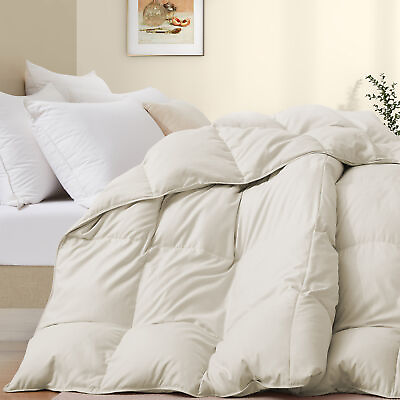 #ad Oversized Down Feather Comforter Ultra Soft Cozy King or Queen Bed Blanket $65.99