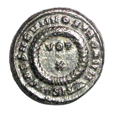 #ad Ancient Coin Roman Empire Constantine II Junior 316 340 AD. Vows Wreath VOT X $53.99