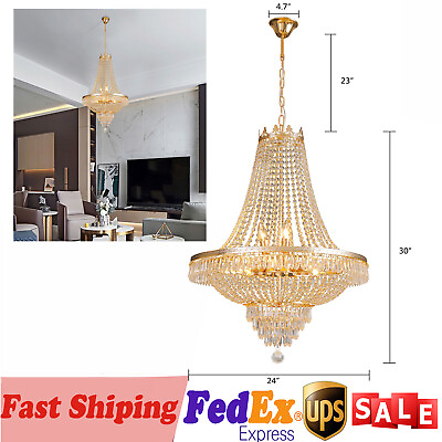 #ad #ad Modern Luxury Crystal Chandelier Ceiling Fixtures Pendant Lighting Home Decorate $162.90