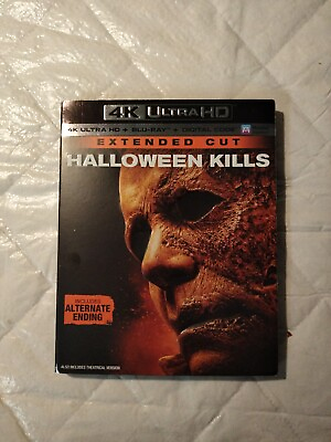 #ad Halloween Kills 4K Ultra HD Blu Ray NO Digital 2022 With Slipcover $9.99