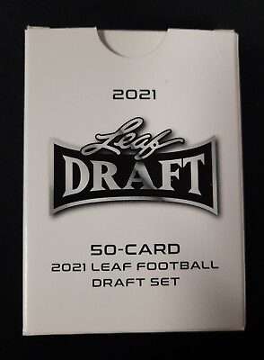 #ad 2021 NFL Leaf Draft Football 50 CARD SET LAWRENCE FIELDS WILSON JONES LANCE $9.95