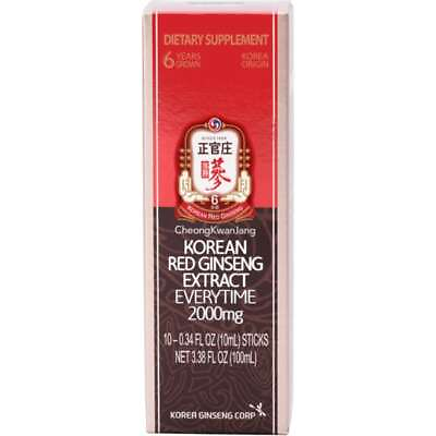 #ad Cheong Kwan Jang Korean Red Ginseng Extract Everytime 2000 mg 10 Stick S $23.99