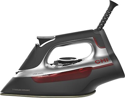 #ad CHI Steam Iron for Clothes w 300 Holes for Steaming Temperature Guide 1700 W $54.29