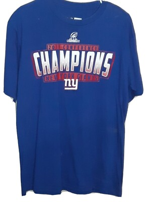 #ad NFL New York Giants 2011 Conference Championship Shirt Adult Medium. $6.59