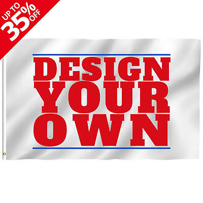 #ad Anley Custom Flag Personalized Flags Banners Print Your Own Logo Image Text $29.95