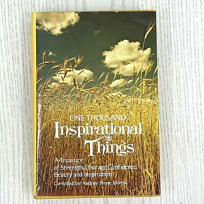 #ad One Thousand Inspirational Things Audrey Morris Strength Courage Confidence 1948 $12.17