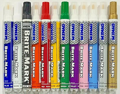 #ad DYKEM BRITE MARK MEDIUM PAINT MARKER **13 COLORS TO CHOOSE FROM** $6.92