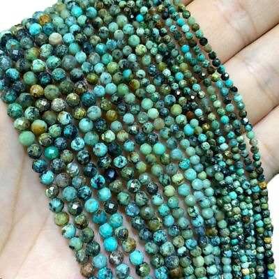 #ad Natural Gem Stone Faceted Bead Diy Fashion Jewelry Accessory Round Beads 1pack $11.30