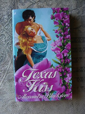 #ad Alexandra Blackstone Texas Kiss 1995 paperback $7.00