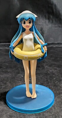 #ad Japanese Animation Invasion Squid Girl Figure With Pedastal Cute Rare $18.39