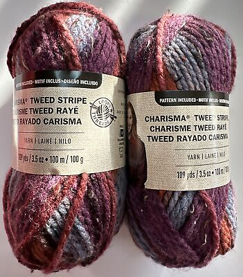 #ad LOT of 2 CHARISMA in SPICE MARKET 109yds 3.5oz Acrylic🧶by Loops amp; Threads $12.00