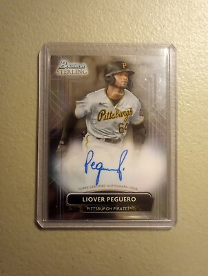 #ad Liover Peguero On Card Prospect Auto 2022 Bowman Sterling Pirates $2.25