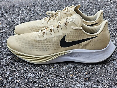 #ad Nike Air Zoom Pegasus 37 TB Mens Running Shoes Gold White CJ0677 701 Size 12 $49.99