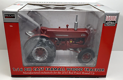 #ad SpecCast Farmall W400D Tractor 2010 Red Power Round Up 1:16 Scale $99.98