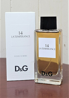 #ad Damp;G La Temperance 14 by Dolce Gabbana 3.3oz 100ml spy Edt Perfume women unisex $68.00