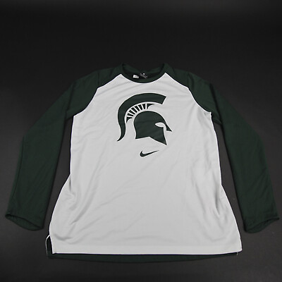 #ad Michigan State Spartans Nike Elite Long Sleeve Shirt Women#x27;s Used $19.59