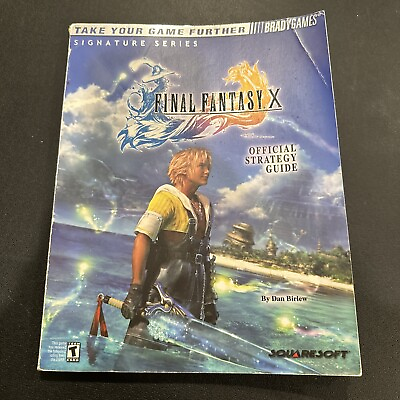 #ad Final Fantasy X Squaresoft Bradygames Official Strategy Game Guide $15.00