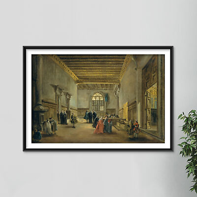 #ad Francesco Guardi The Antechamber 1768 Photo Poster Painting Art Print $102.50