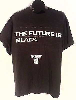 #ad CALL OF DUTY THE FUTURE IS BLACK BLACK OPS T SHIRT MEN#x27;S XL EXTRA LARGE A $13.60