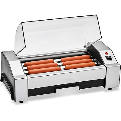#ad 6 Hot Dog Capacity Hot Dog Roller Commercial and Household Hot Dog Machine $60.99