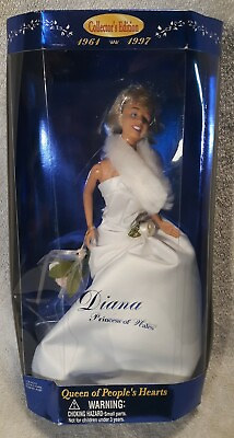 #ad 1997 Diana Princess of Wales Doll Collectors Edition New In Box Vintage $20.97
