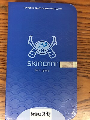 #ad Skinomi TEMPERED GLASS 9H .33mm Screen Protector for Motorola Moto G 6 Play $8.97