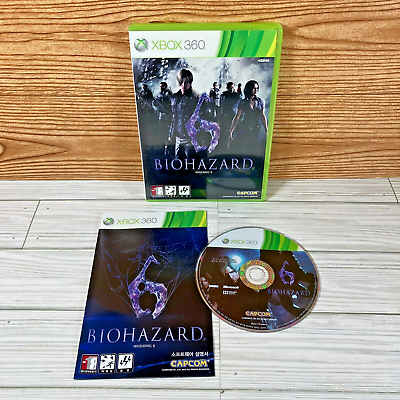 #ad Biohazard 6 Resident Evil Microsoft Xbox 360 Korean Version NTSC J $59.99