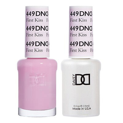 #ad DND Daisy First Kiss 449 Soak Off Gel Polish .5oz LED UV DND gel duo DND 449 $10.90