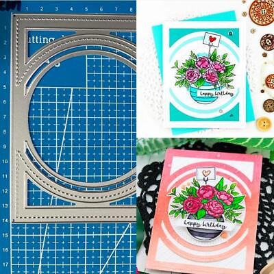 #ad Frame Metal Cutting Dies Stencils Scrapbooking Photo Paper Cards Embossing Craft AU $10.42