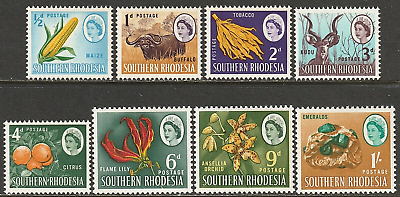 #ad EDSROOM 13123 Southern Rhodesia 95 102 VLH 1964 Complete to 1 Shilling CV$8.50 $4.95