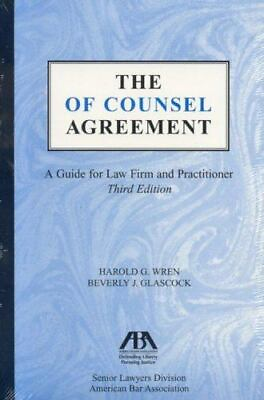 #ad The Of Counsel Agreement: A Guide for Law paperback 1590312465 Harold G Wren $18.32