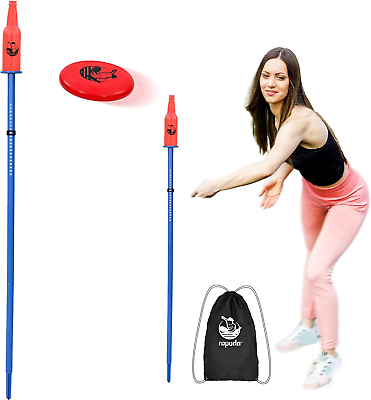#ad Outdoor Games Upgraded Flying Disc Game Set Fun Bottle Drop Yard Games with Fri $37.26
