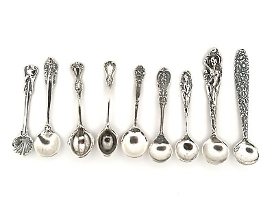 #ad Solid 925 Sterling silver Mini Spoon Small spoon for baby Sugar amp; Salt Spoons $25.20