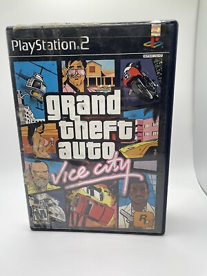 #ad Grand Theft Auto: Vice City Original Playstation 2 PS2 Map Only $7.99
