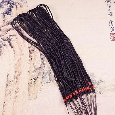 #ad 10PCS Silk Thread Hand Knotte Cord String Pendant Necklace AK1114 $4.49
