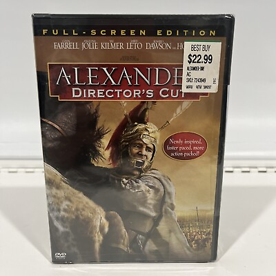 #ad Alexander DVD New Sealed Angelina Jolie Directors Cut 🍀Buy 2 Get 1 Free🍀 $4.97