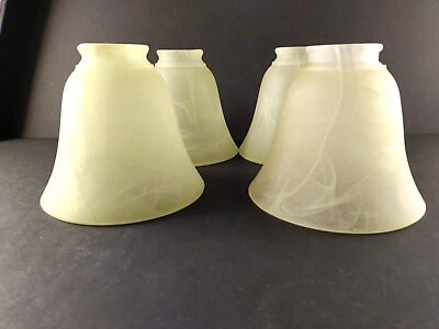 Ceiling Fan Replacement Shades Alabaster Lot Of 4 Fitter 2 1 4quot; $40.50
